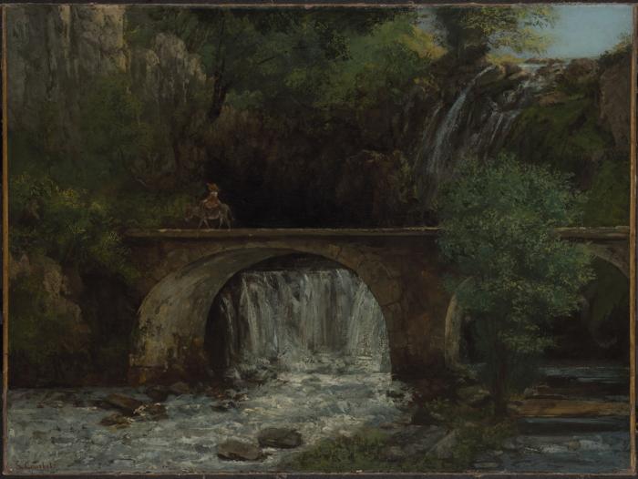 Gustave Courbet Le Grand Pont oil painting image